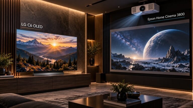 OLED TV vs Projector: LG C6 vs Epson Home Cinema 3800