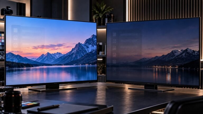 OLED screen retention vs burn-in comparison