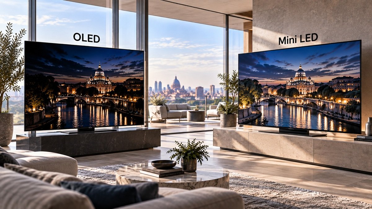 OLED vs Mini LED TVs picture quality comparison
