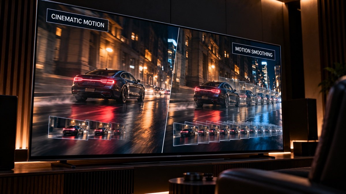 What is motion smoothing on a TV