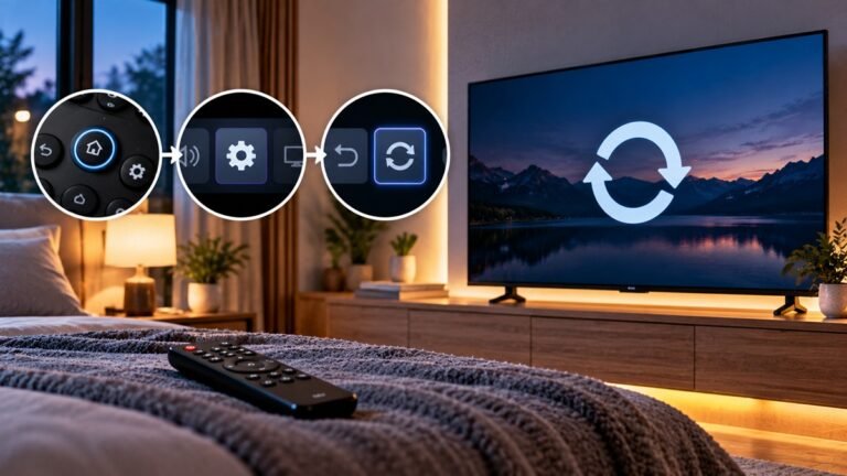 How to factory reset an LG TV