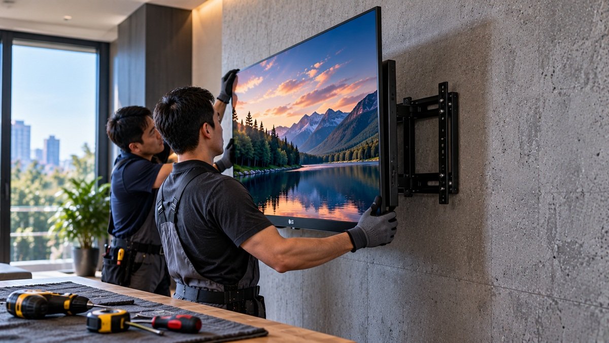How to Mount an LG TV on a Wall: LG's Six Steps