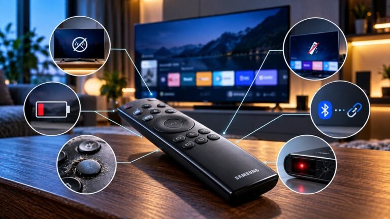 Samsung TV Remote Control Problems: Steps by Symptom