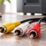 What is red white yellow cable called