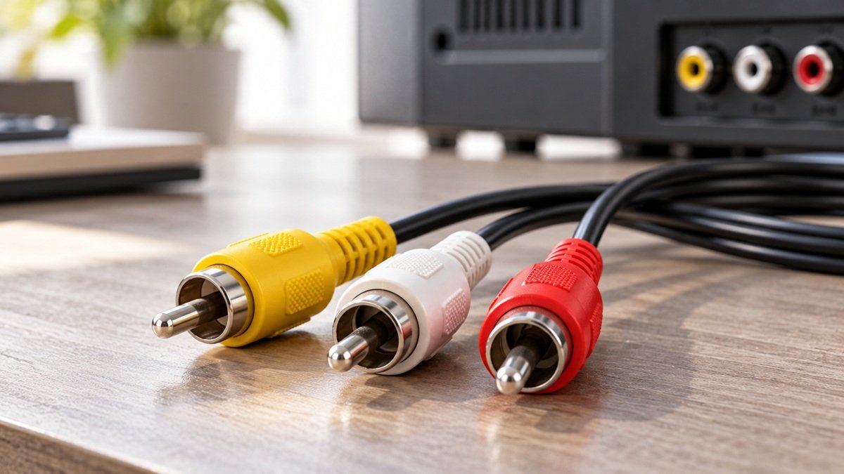 What is red white yellow cable called