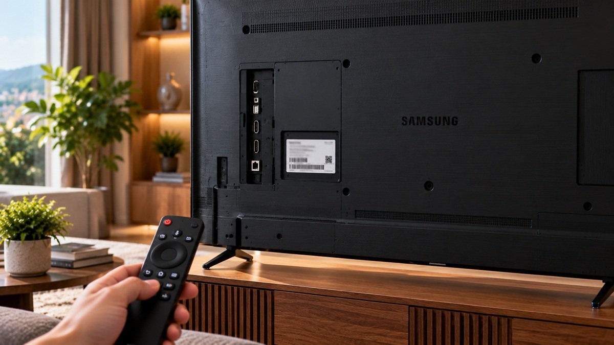How to find Samsung TV model number